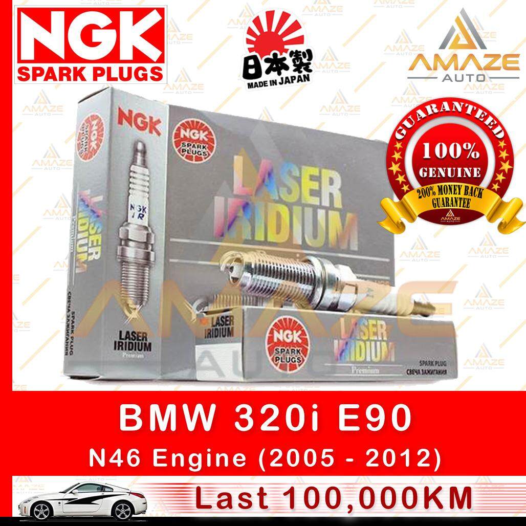 NGK Laser Iridium Spark Plug for BMW 3 Series 320i 2.0 (E90) - Longest Usage life and high performance