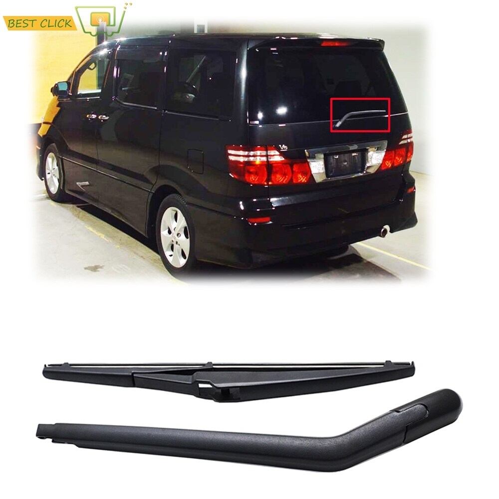 〖Wilk auto parts〗 Misima Windshield Windscreen WiperArm Set ForAlphard AH10 2002 - 2008 Rear Window2003 2004 2005 2006 2007