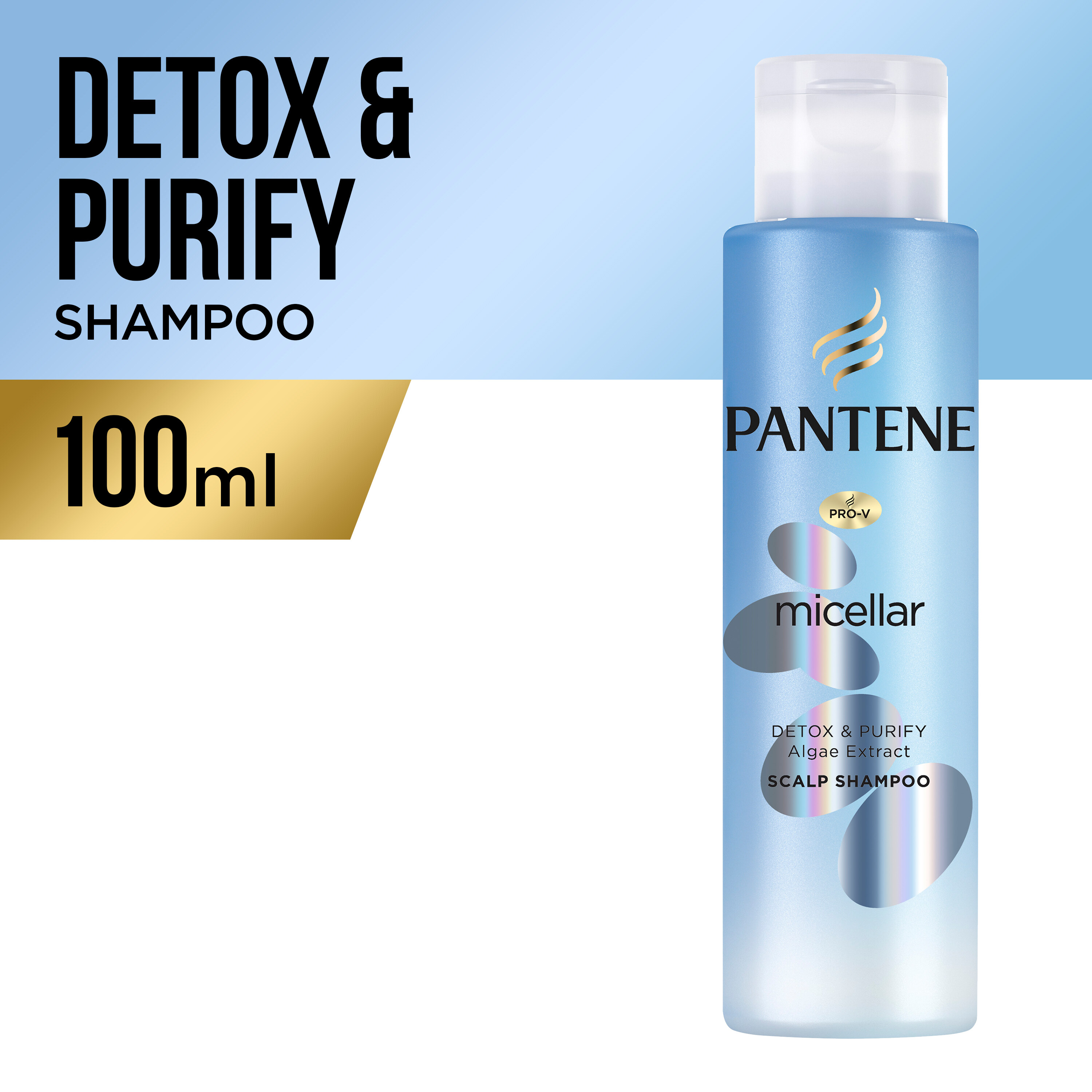Pantene Micellar Detox & Purify Shampoo & Conditioner 530ML + Shampoo