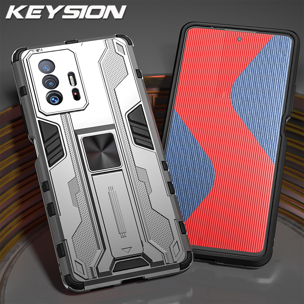 Keysion Ốp chống sốc cho Xiaomi Mi 11 11T 11T Pro 5G Đứng Điện Thoại Ốp lưng cho Xiaomi Mi 10T 10T P