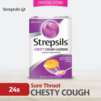 Strepsils Chesty Cough 24s Throat Relief Lozenges