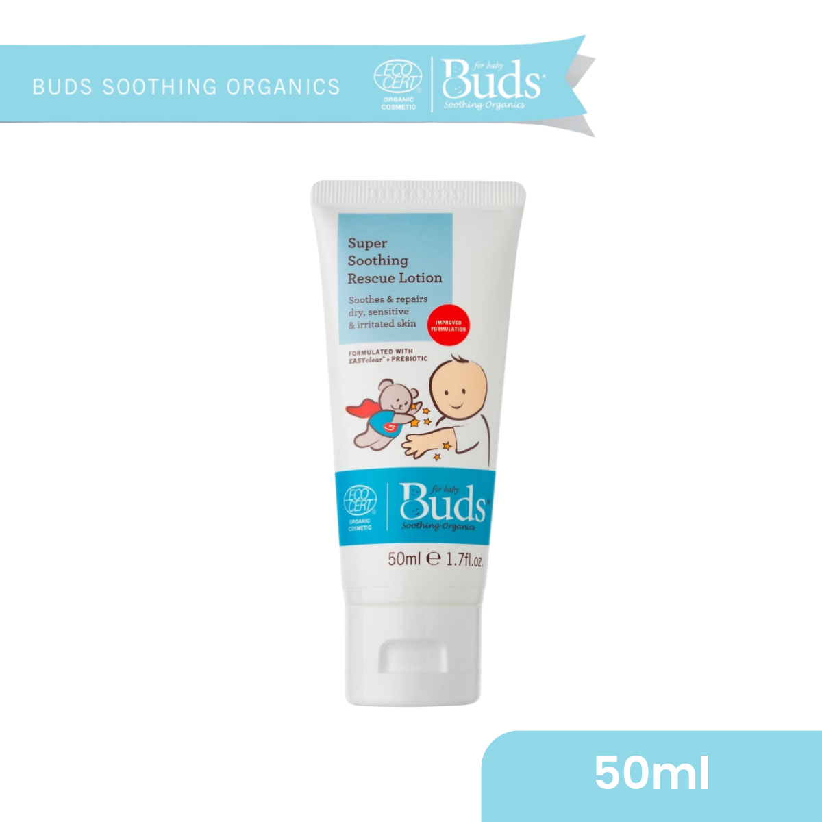 BUDS ORGANICS SUPER SOOTHING RESCUE LOTION 50ML