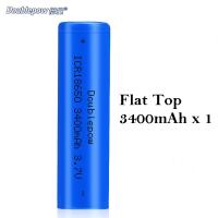 Doublepow 1500mAh-3400mAh 3.7V 18650 Li-ion Rechargeable Battery *1pc* Flat Top or Button Top