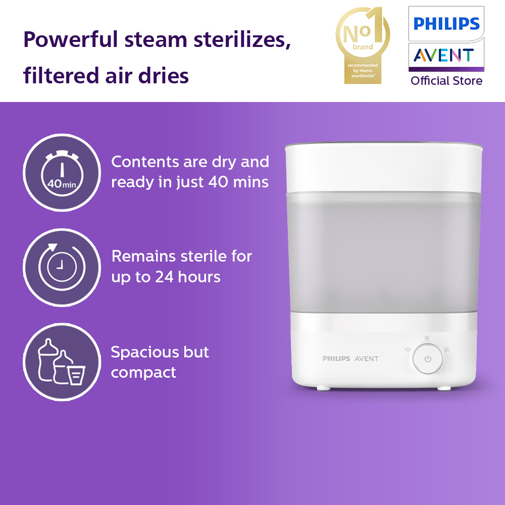Philips Avent 4 in 1 Baby Bottle Electric Sterilizer & Dryer SCF293/01