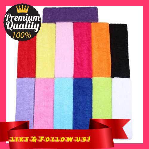 People's Choice Sport Headband Stretchy Sweat Band Hair Band for Yoga Workout Basketball Gym (Rose)