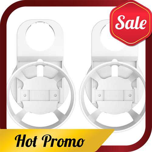 Outlet Wall Mount Holder for Google Nest WiFi Point Easy Installation and No Cord Clutter Holder Bracket No Screws, White, 2 Pack (White)