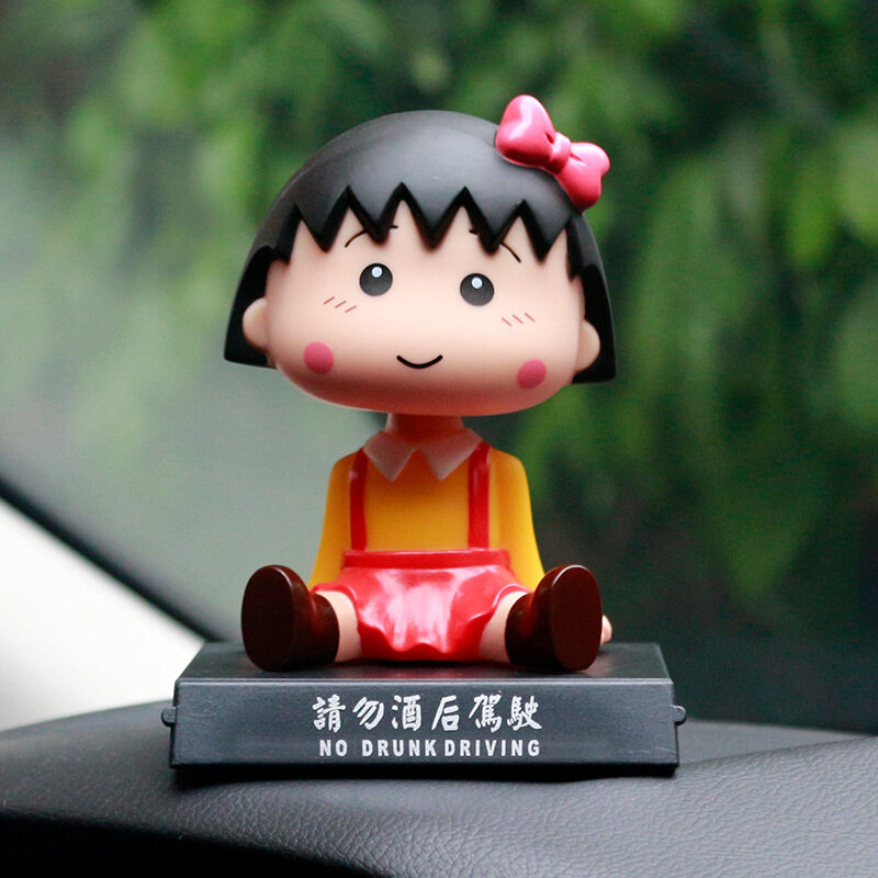 Shin Chan Cute Version Shaking Head Shinchan Toy Car Home Decor Toys 12cm