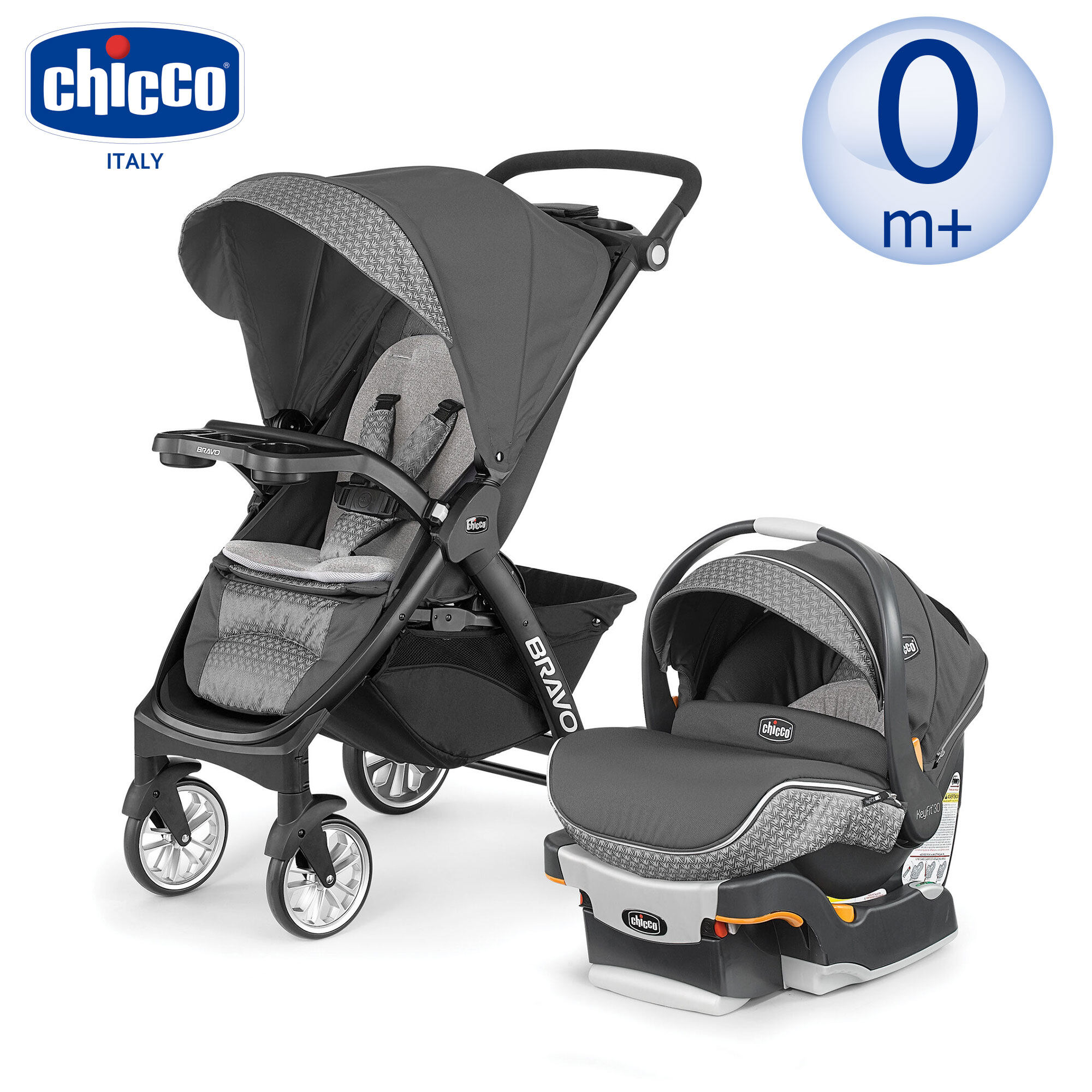 Chicco Bravo Le Travel System (stroller+car seat)