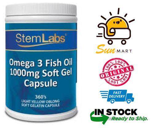 StemLabs Omega 3 Fish Oil 1000mg (360s)