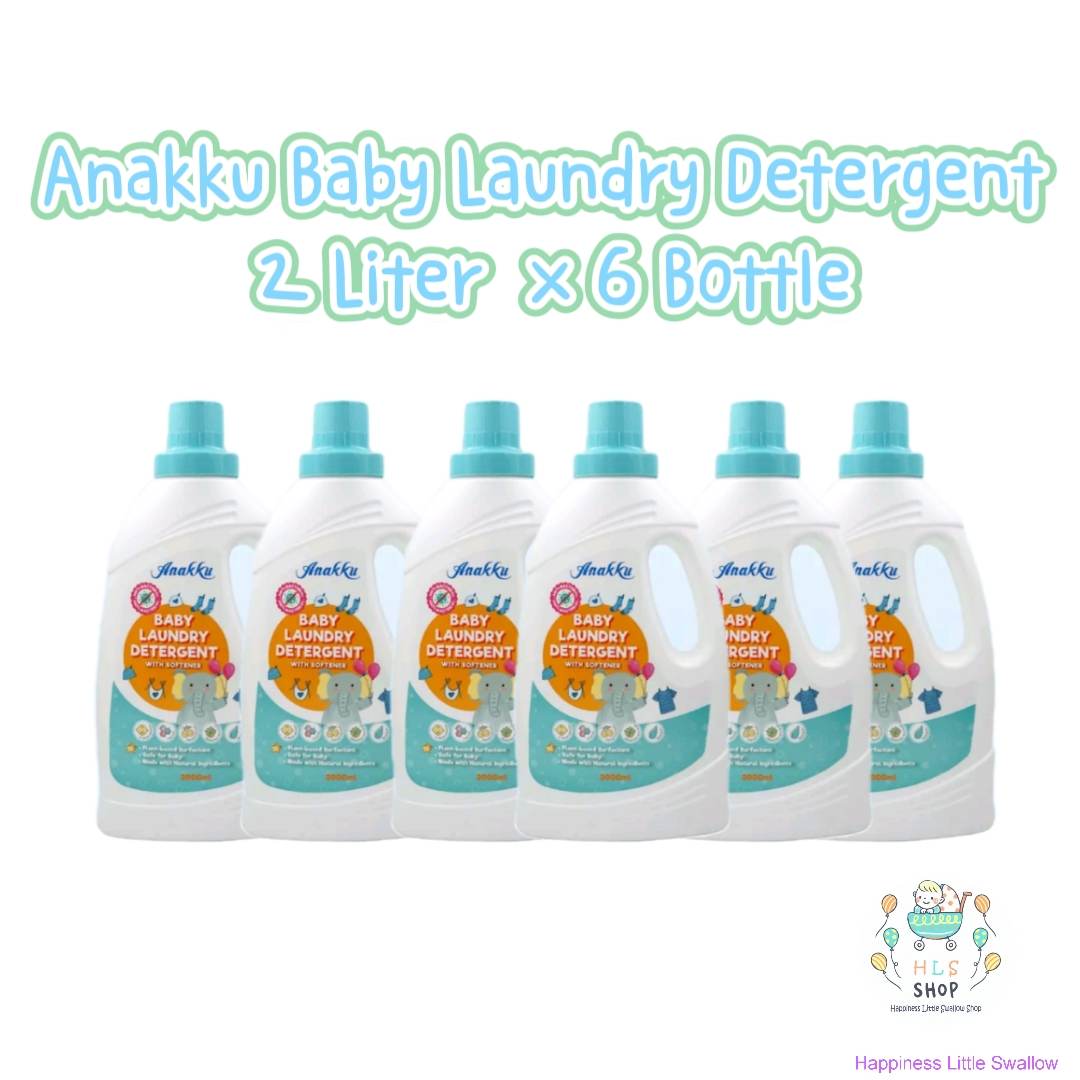 Exp:06/2029 Anakku Detergent With Softener (2L x 6 ) Carton Sale
