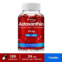 Xemenry Astaxanthin Capsules For Skin & Eye Health Supports Joint Brain & Muscle Improve Immunity Natural Antioxidant  120 Capsules