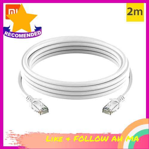 Best Selling Xiaomi Youpin Huishu CAT6 Ethernet Cable Ultrafine Patch Network Cable for RJ45 Router Computer TVBox Networking LAN Cords 1000Mbps 2m (2)
