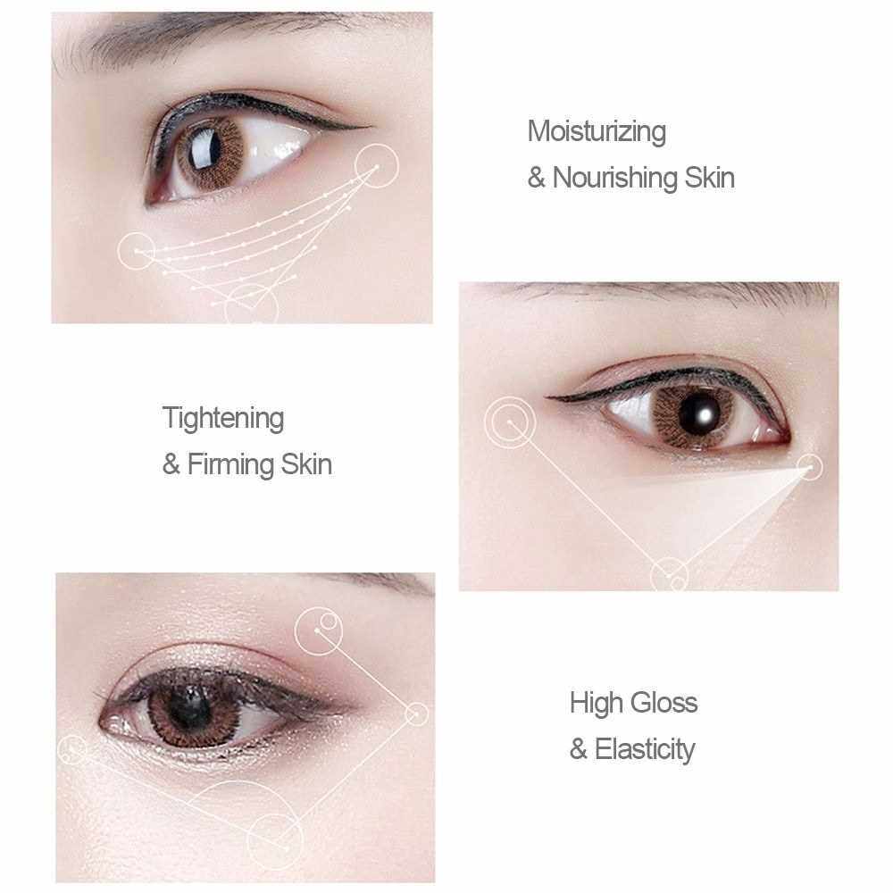 5 Pairs Under Eye Collagen Patch Anti-aging Eye Gel Pads for Puffy Eyes & Bags Dark Circles Reducing Wrinkles Deep Moisturizing Improves Elasticity (Standard)