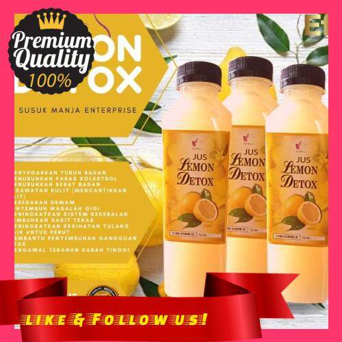 People\'s Choice [ Local Ready Stocks ] Jus Lemon Detox SME Susuk Manja Enterprise 100% Original HQ 1x500ml