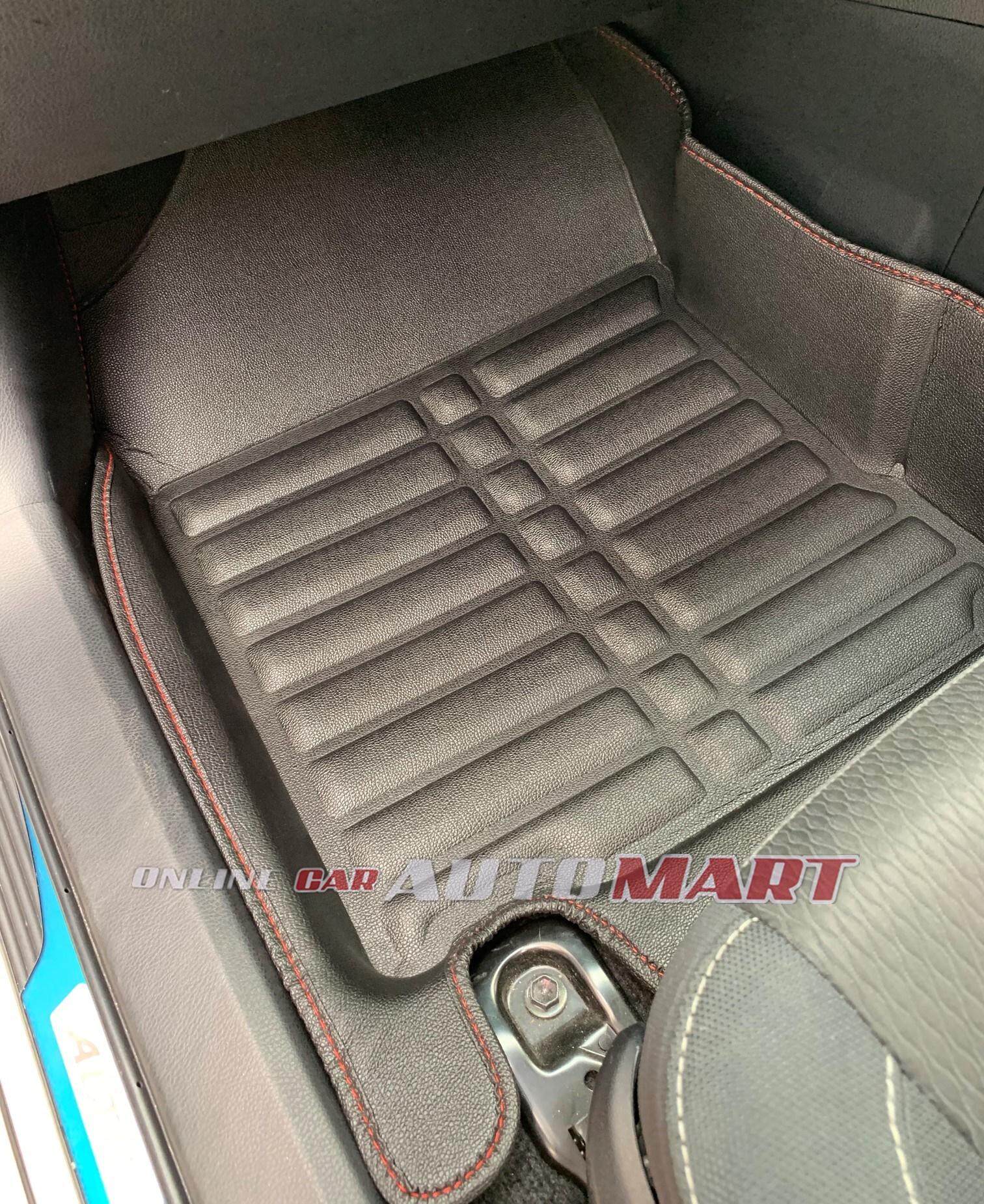 Nissan Almera (N17) (2012-Present)(5D OEM car floor mat/ carpet Anti Slip (Blk/Blk) (5 Seater)