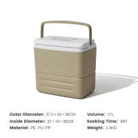 MOBI GARDEN Camping Cooler Box Ice Box Food&Drink Portable Outdoor Picnic Keep Fresh Refrigerator