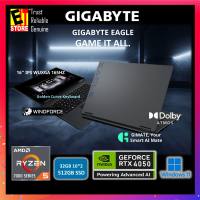 Gigabyte Gaming Laptop EAGLE (RYZEN 5 7533HS/8GB OR 16GB DDR5/512GB SSD/16″ IPS WUXGA 165HZ/ NVIDIA RTX4050 6GB/ GiMATE SMART AI /W11/BAG/2YRS)