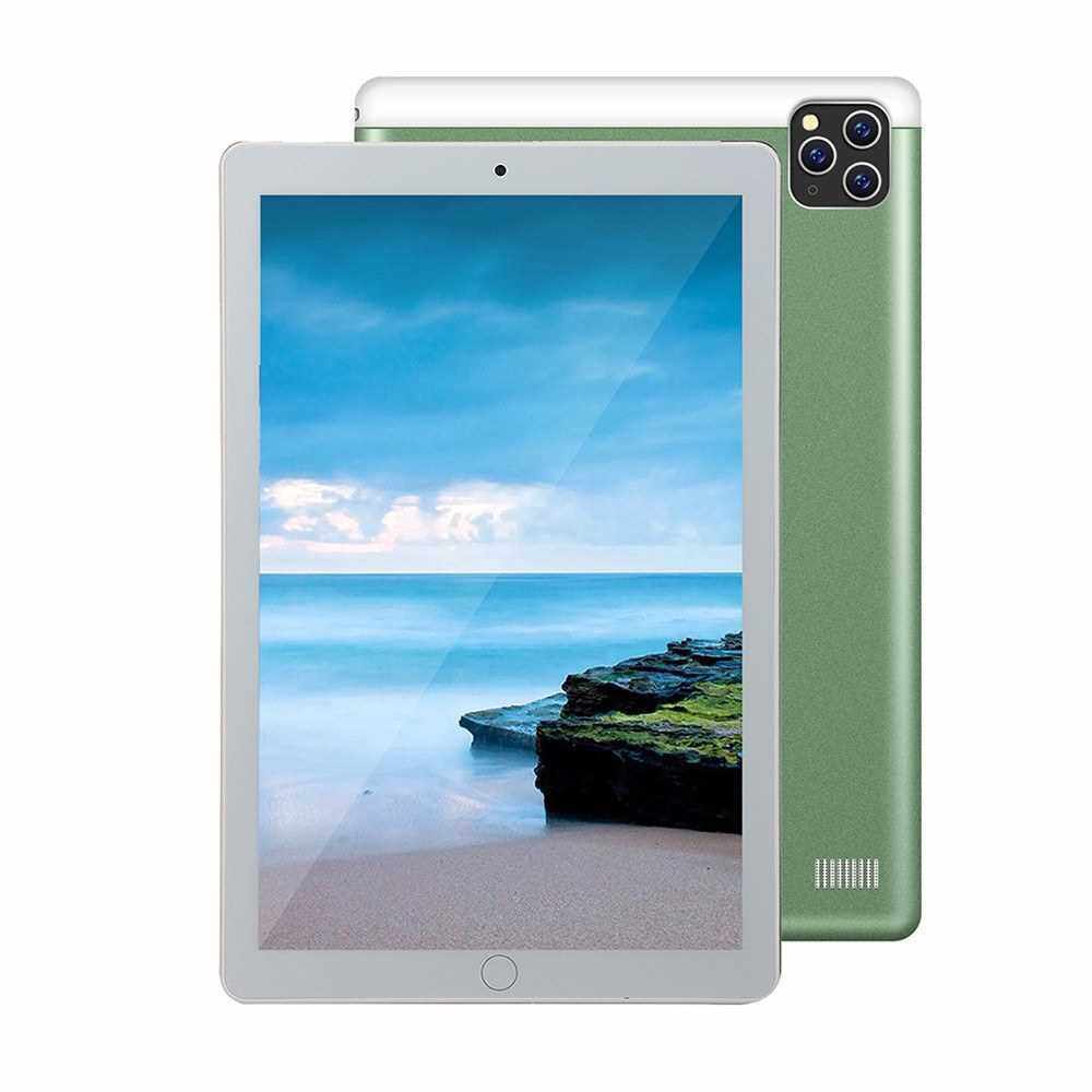 10.1\'\' Metal Tablet with MT6592 Eight-core Processor 1280*800 Resolution 2GB+32GB Memory Support 2G/3G Calls Green+White EU Plug (Green + White)