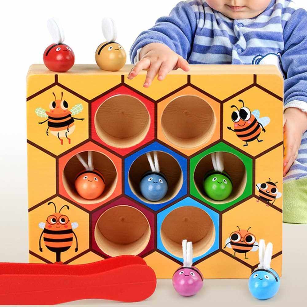 Best Selling Souptoys Grab The Little Bee Wooden Toy Toy