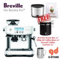 Breville the Barista Pro™ BES878 Stainless Steel Silver Sea Salt Smoked Hickory Red Velvet Cake