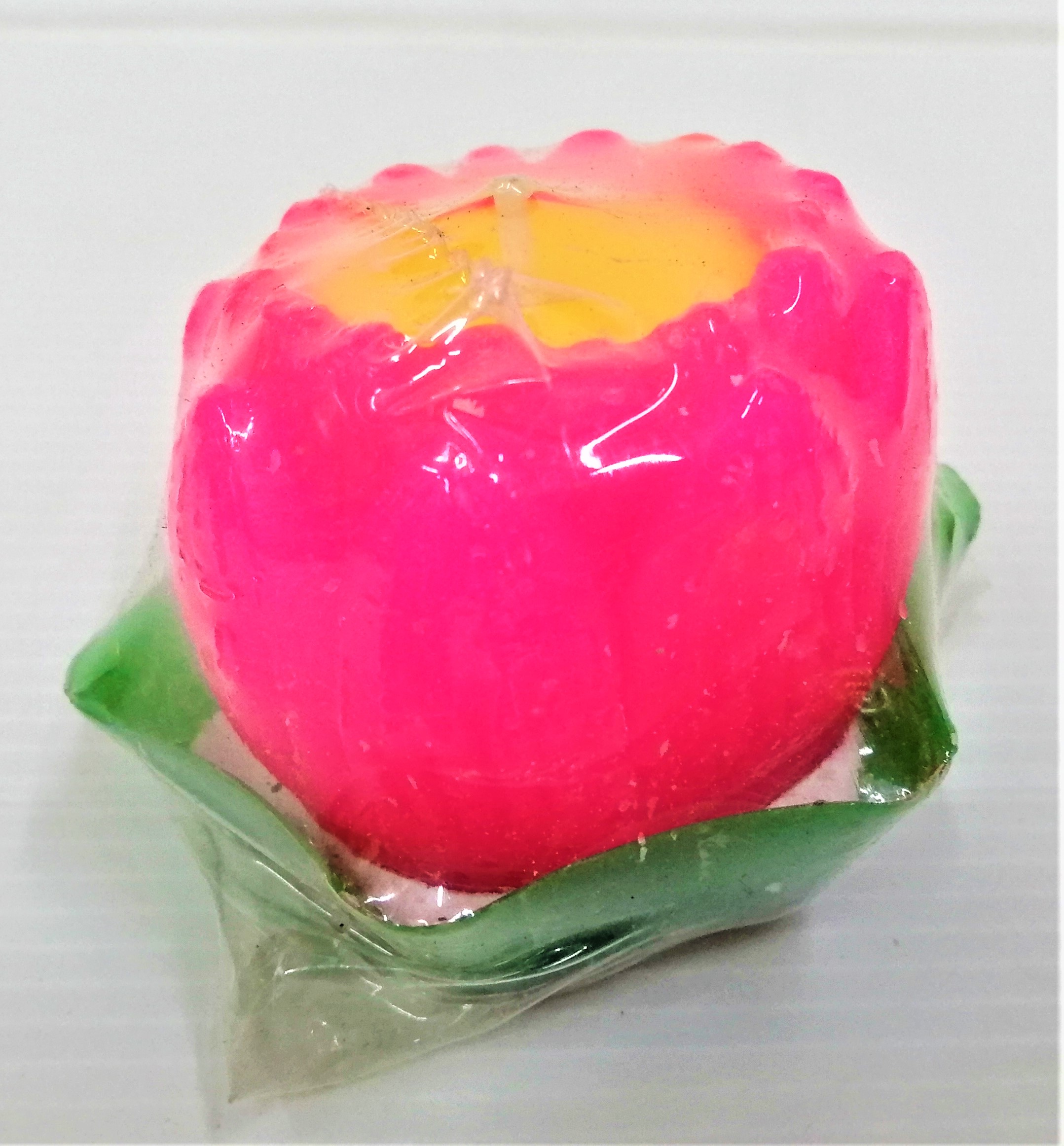 蜡烛 粉红 莲花蜡烛 (大，中，小) Pink Lotus Candle (Large Medium Small)
