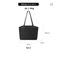 tomtoc T23 Women Tote Bag for Laptop & Macbook Ladies Shoulder Bag Office Bag