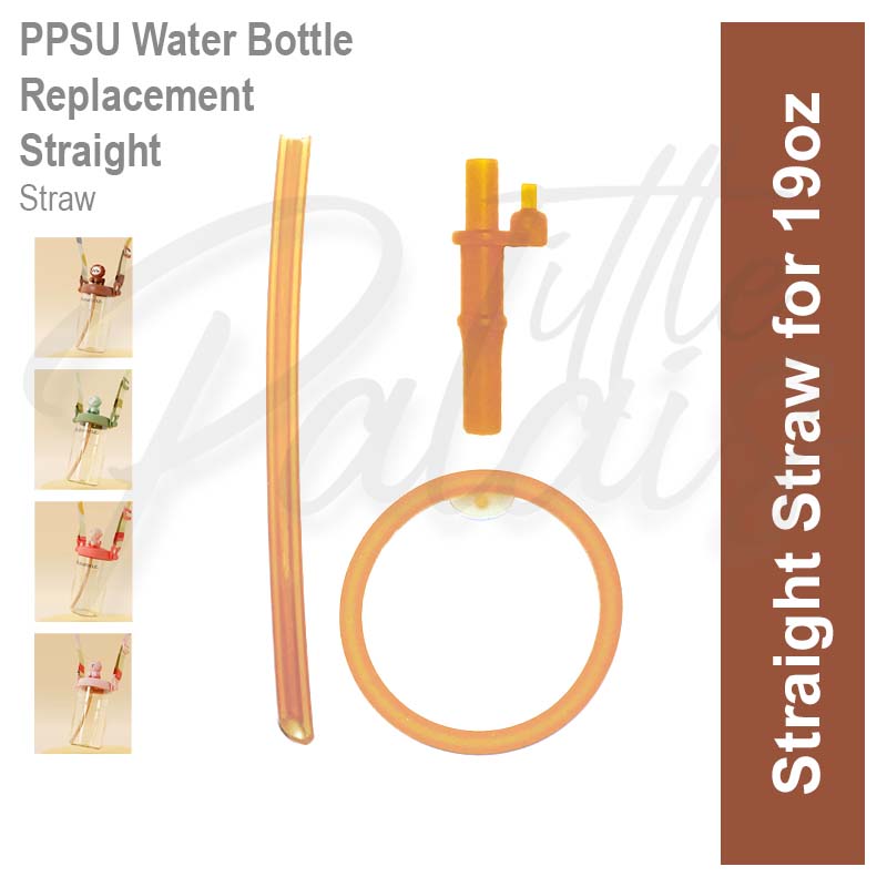 AUTUMNZ Tritan/PPSU Weighted Straw Cup Baby Drinking Training Bottle with Handle Botol Air Bayi PP Flip Top Straw Bottle Cup Botol Cawan Air Bayi