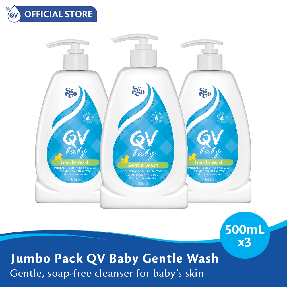 [Bundle of 3] QV Baby Gentle Wash 500g x 3