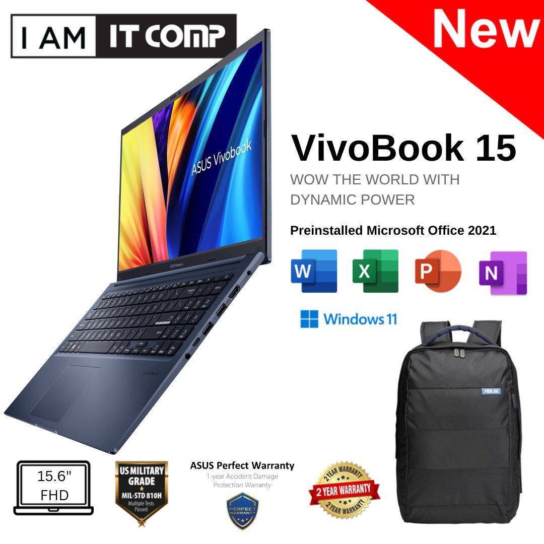 ASUS Vivobook 15 (M1502IA) AMD Ryzen 5 4600H/8GB/512GB SSD/15.6 FHD/ AMD Radeon Graphics (M1502I-ABQ271WS (Quiet Blue)