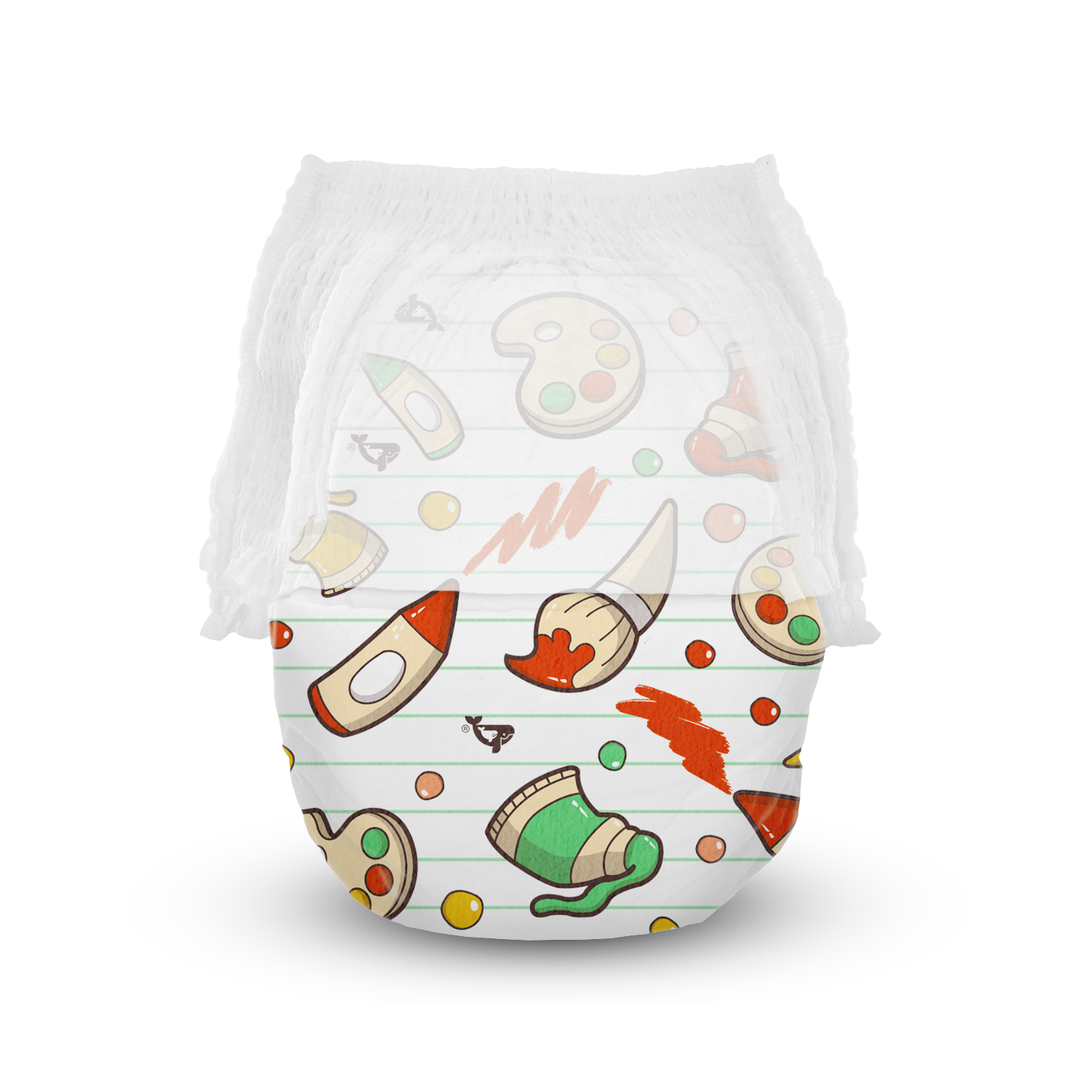 Offspring Fashion Baby Diapers Pants L (144pcs) [4 Packs]