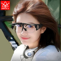 IMPALA PG2027W Fashion Polarized Flip-up Sunglasses for Men and Women Large Lens Sunglasses 90° Flippable Oversize Lens Can Wear with Glasses