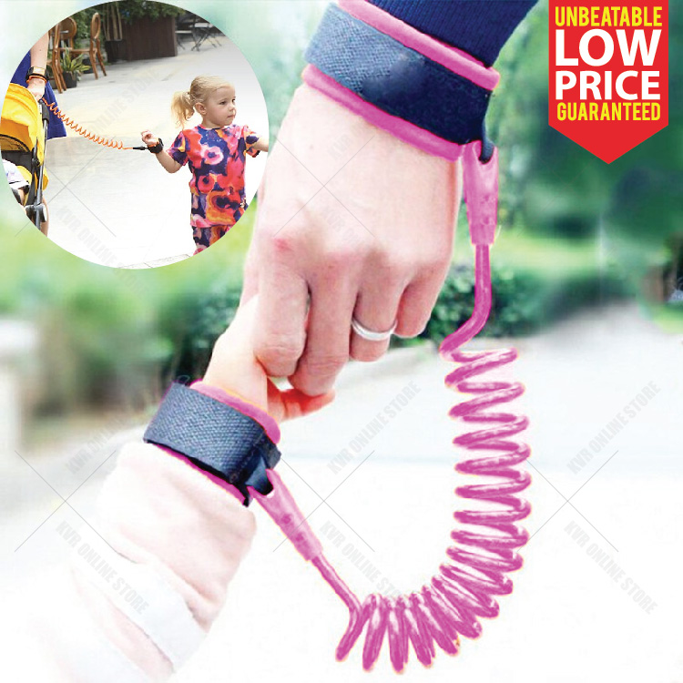 Kids Safety Harness Anti Lost Strap Baby Child Wrist Leash Wristband / Gelang Keselamatan Kanak Kanak