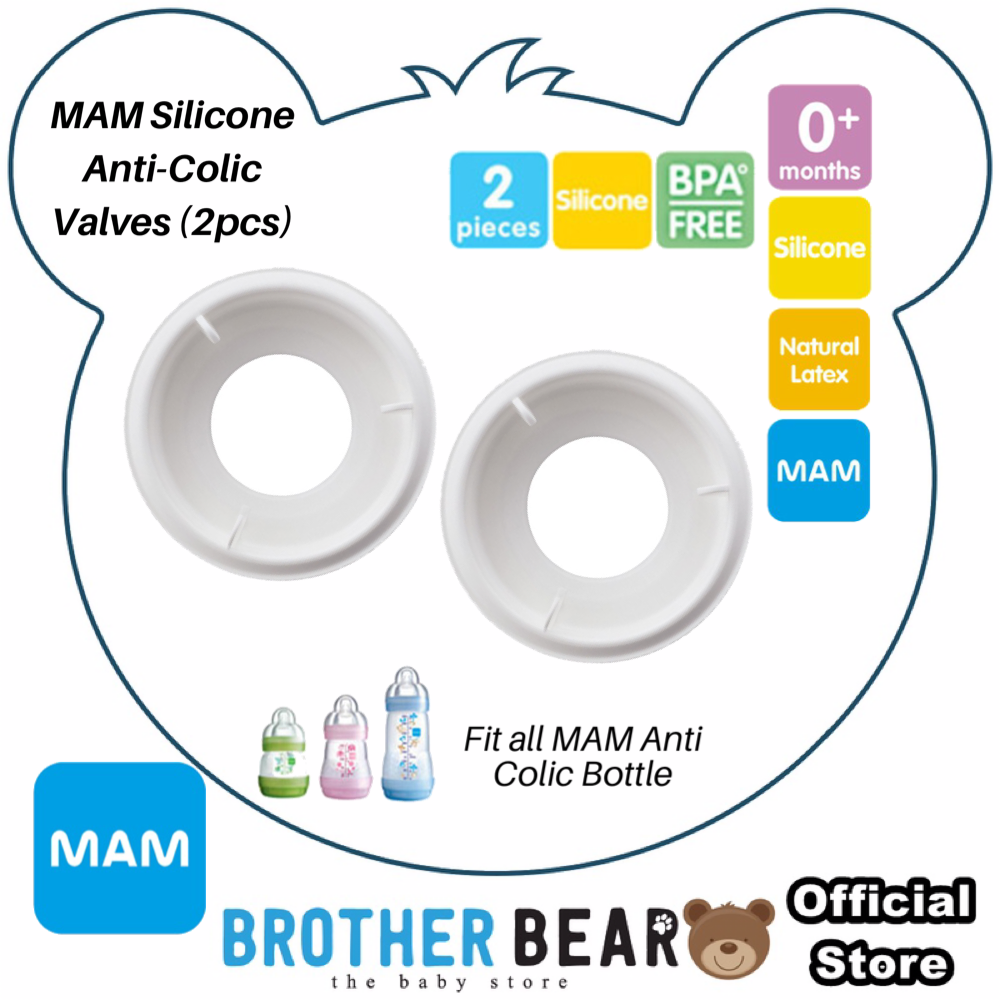 MAM Replacement Skin Soft Teats / Nipple / Puting Size 0 / 1 / 2 / 3 / X / Spill-Free| BABY BROTHER BEAR