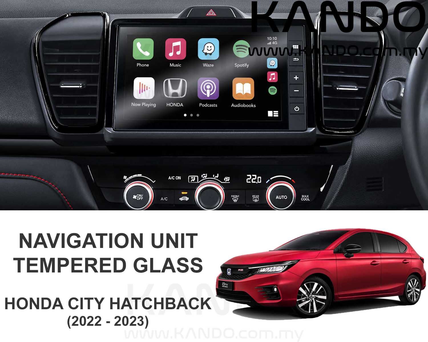 HONDA City Hatchback Head Unit Screen Infotainment Tempered Glass
