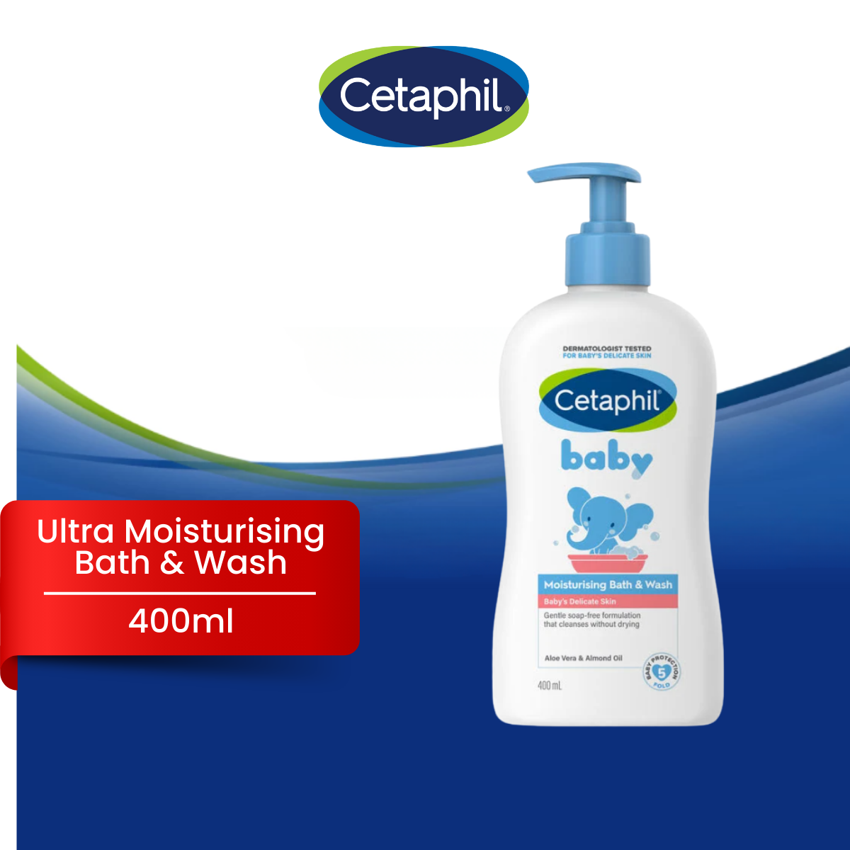CETAPHIL Baby Ultra Moisturising Bath & Wash 400ml