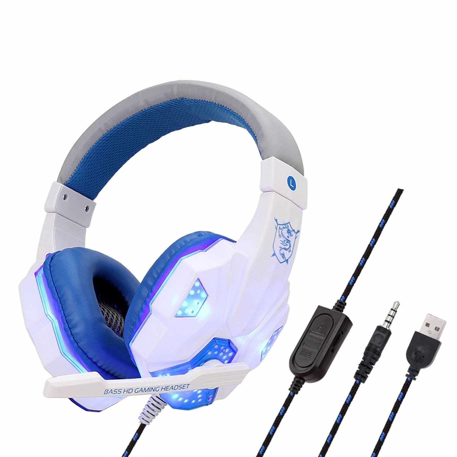 SY830MV Wired Computer Gaming Headphones Over-ear Game Headset with ...