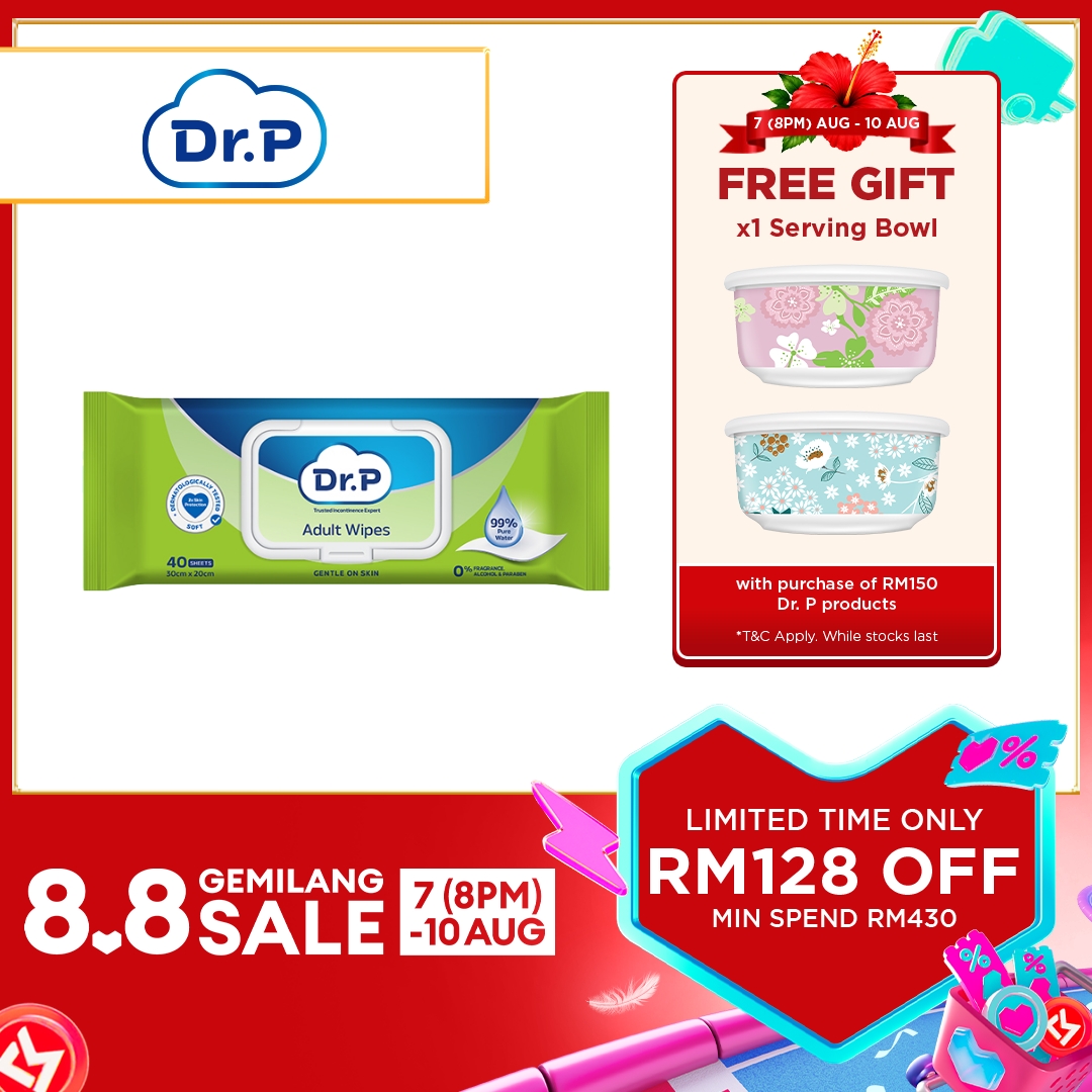 [NEW] Dr. P Adult Wipes (20x40s)