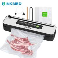 INKBIRD INK-VS05 Compact Home Vacuum Sealer Machine Dry Moist jenis makanan cecair Overheat sistem perlindungan terbina dalam pemotong dan dulang titisan air