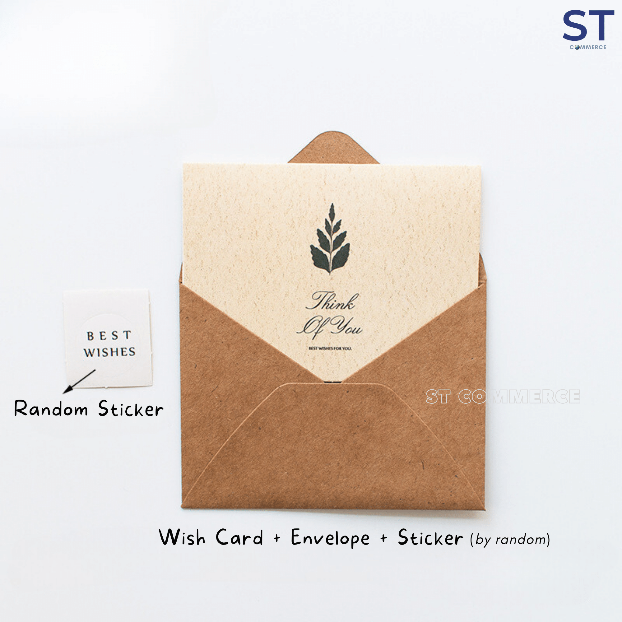 Vintage Style Wish Card With Envelope Birthday Card/Greeting Card/Blessing Card