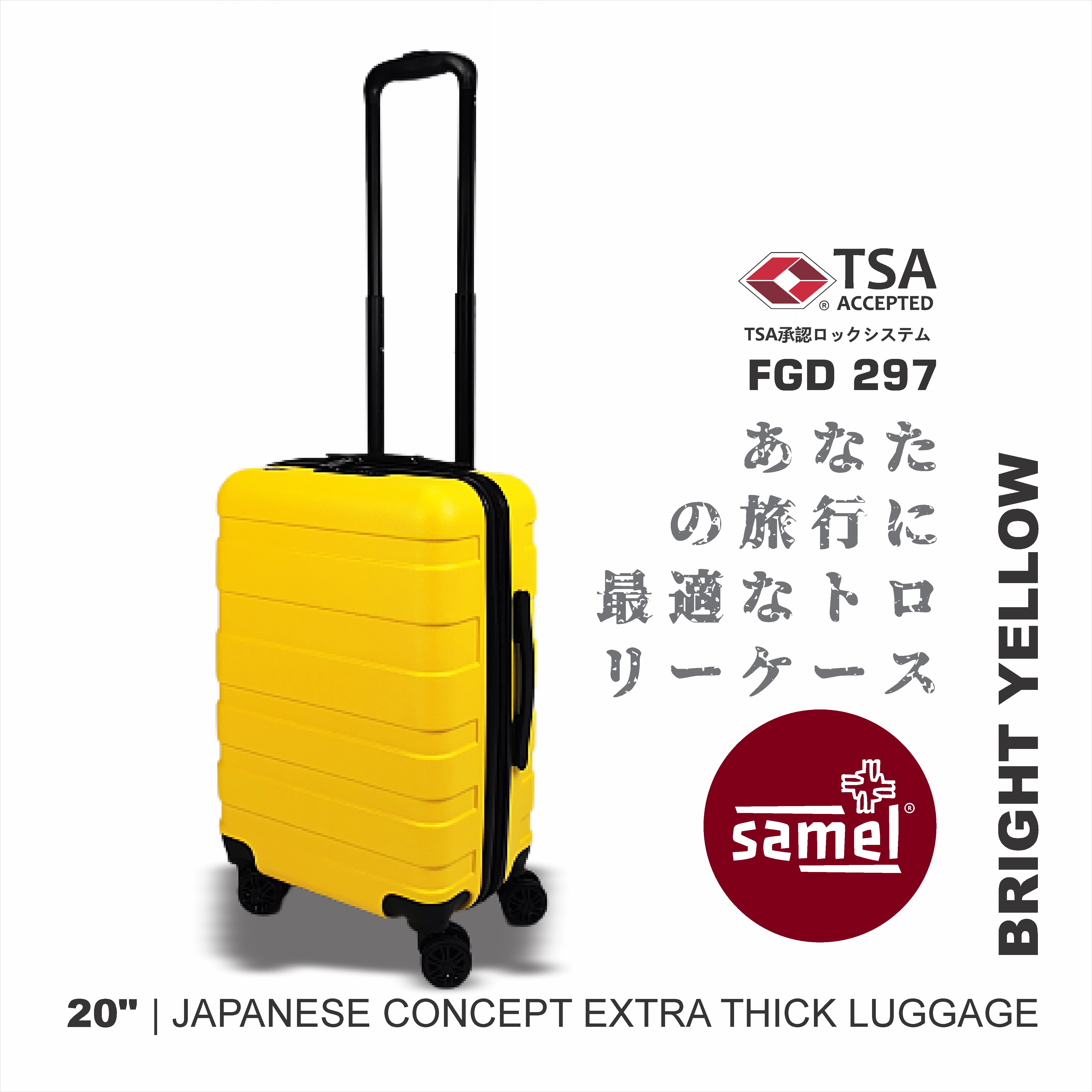 SAMEL 20\'+String.fromCharCode(34)+\' FGD 297 JAPANESE CONCEPT EXTRA THICK LUGGAGE