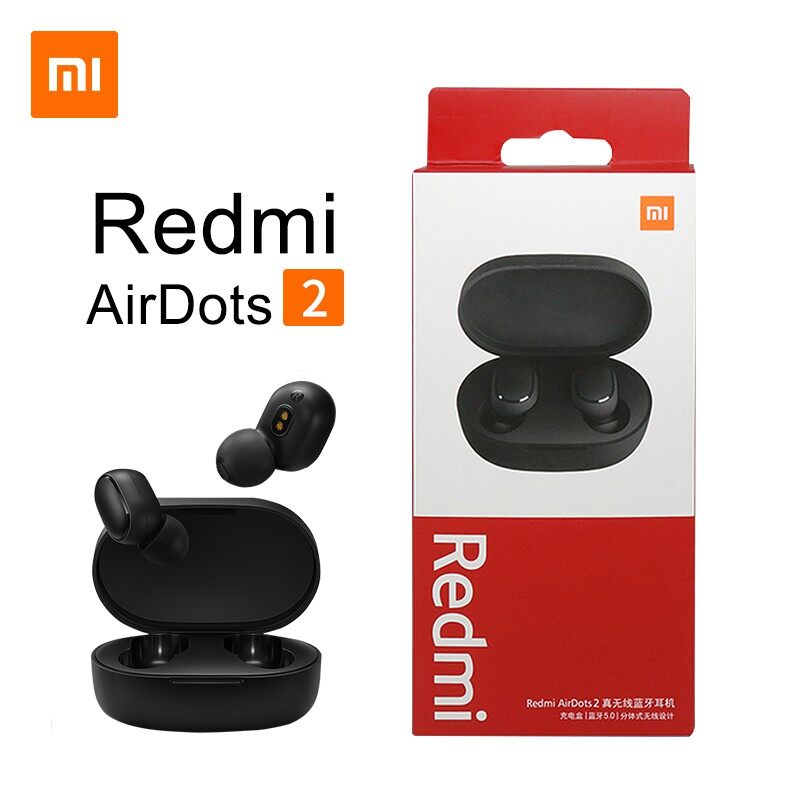 Xiaomi Redmi Airdots 2 Airdots S TWS Bluetooth 5.0 Earphone Stereo bass With Mic Handsfree Earbuds AI Control