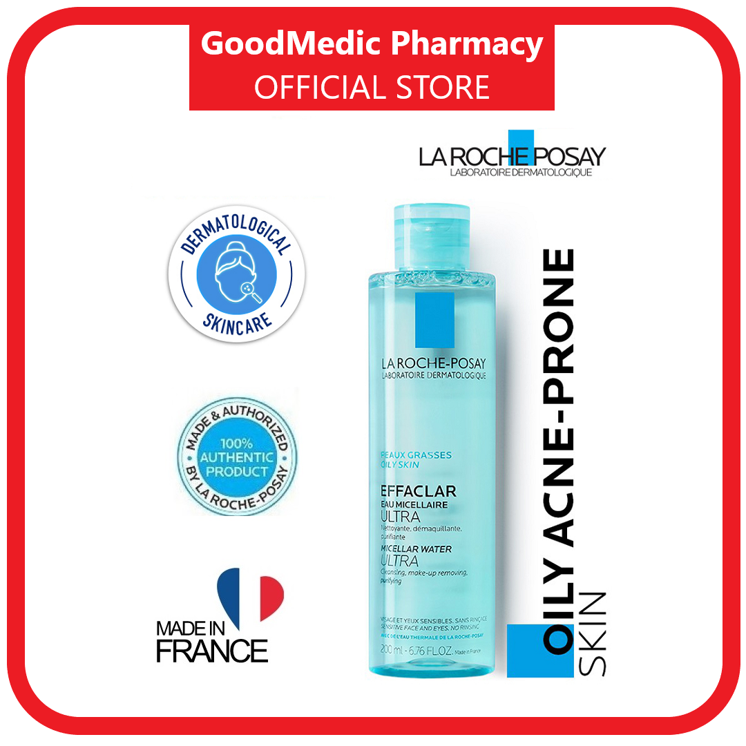 La Roche Posay Effaclar Micellar Water Ultra Makeup Remover for Oily / Acne-prone Skin 200ml