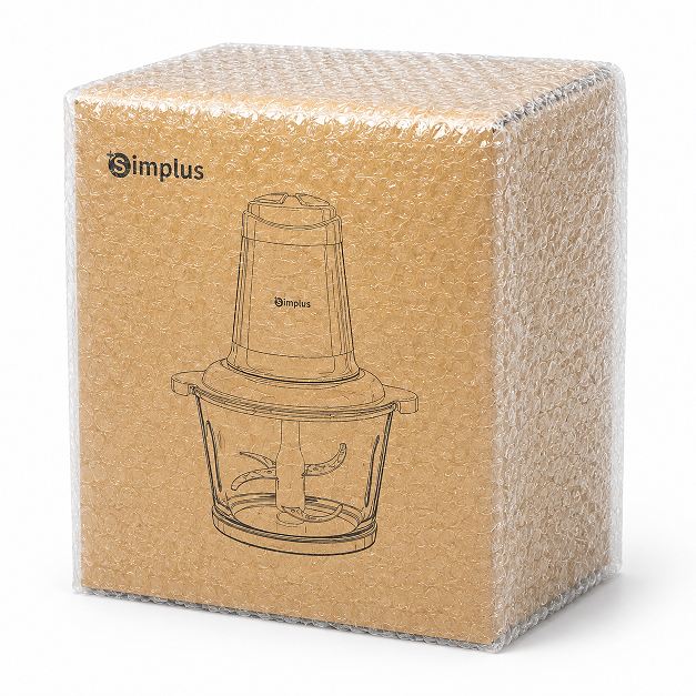 Simplus Electric Food Chopper丨2L丨300W丨6s Fast Grinding丨Pengisar Daging & Sayur丨DDJR003
