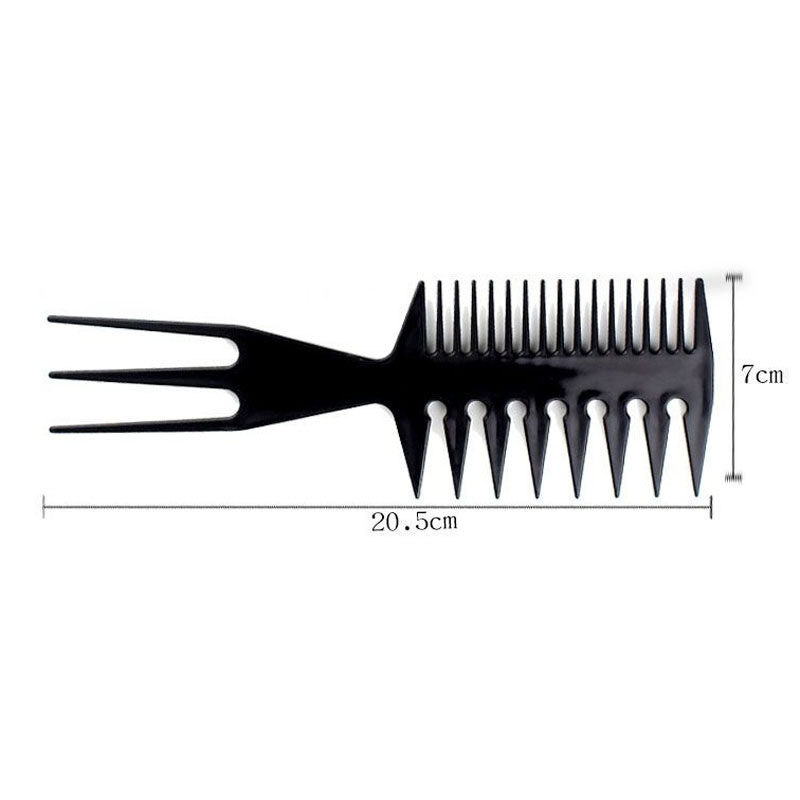 10 buc negru bărbați femei Salon coafură frizerie perie piepteni set plastic perie piepteni_voghion.com