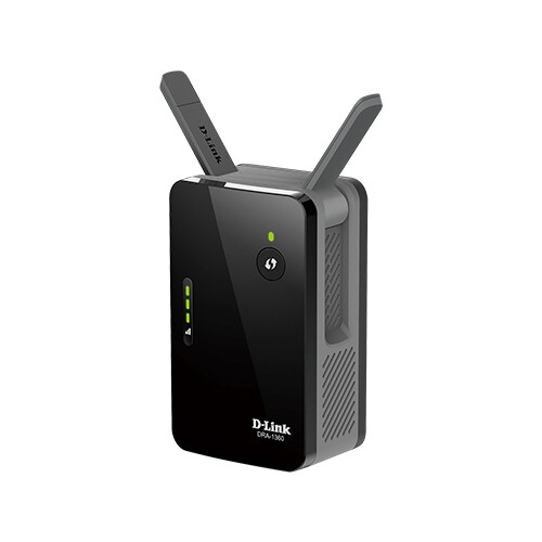 D-Link WiFi Range Extender AC1300 Mesh-Enabled DRA-1360, Gigabit Port, 400Mbps