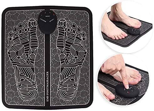 EMS Foot Stimulator Massage Pad Electrical Muscle Stimulation Feet Acupuncture Stimulator Massager Pad Urut Kaki 足部刺激按摩器
