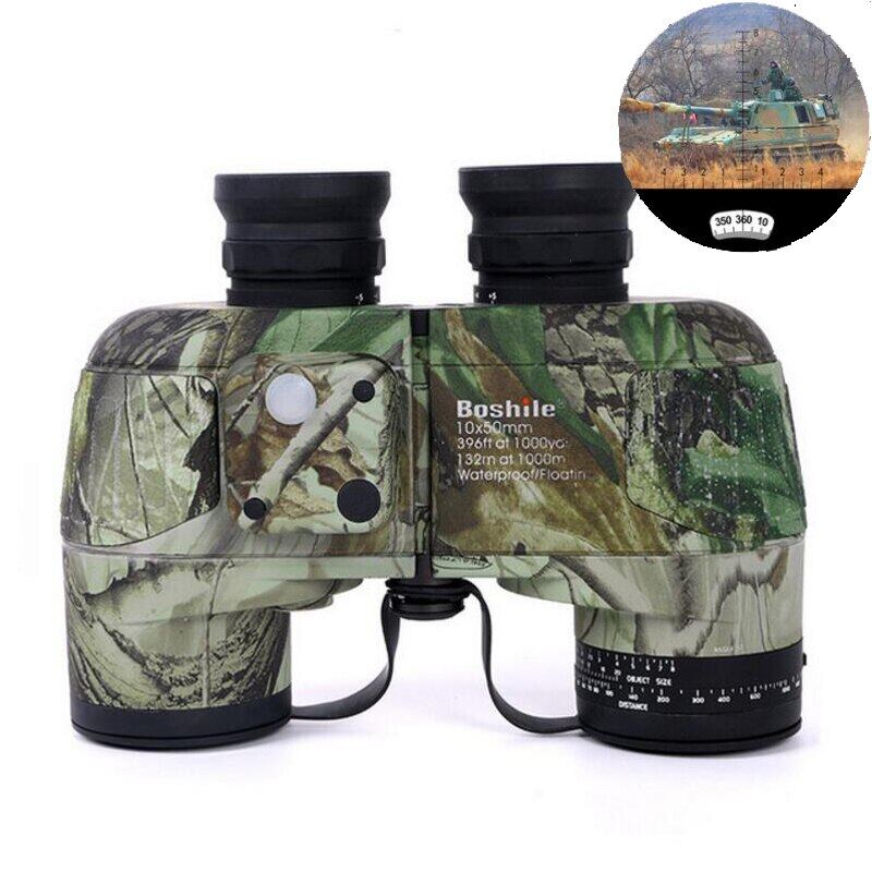 Professional Military Binoculars Boshile 10x50 Nitrogen Waterproof Binocular with Navigation Compass Telescope Lll Night Vision ราคา 5,656 บาท*ส่งฟรี