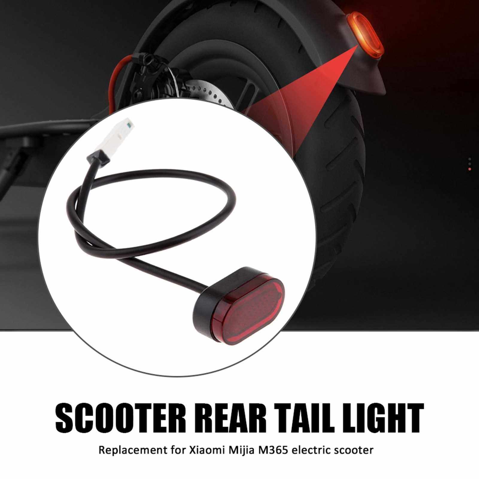 Best Selling Replacement Rear Tail Light Replacement for Xiaomi Mijia M365 Electric Scooter Skateboard Safety Warning Replacement Parts (Standard)