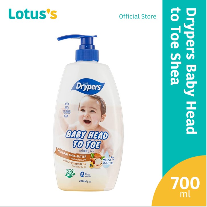 Drypers Baby Htt Shea Butter 700Ml