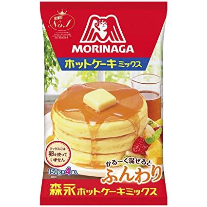 JAPANESE MORINAGA HOT CAKE MIX 600G (150gX4pkt) (Exp : Mar 2023 ?)